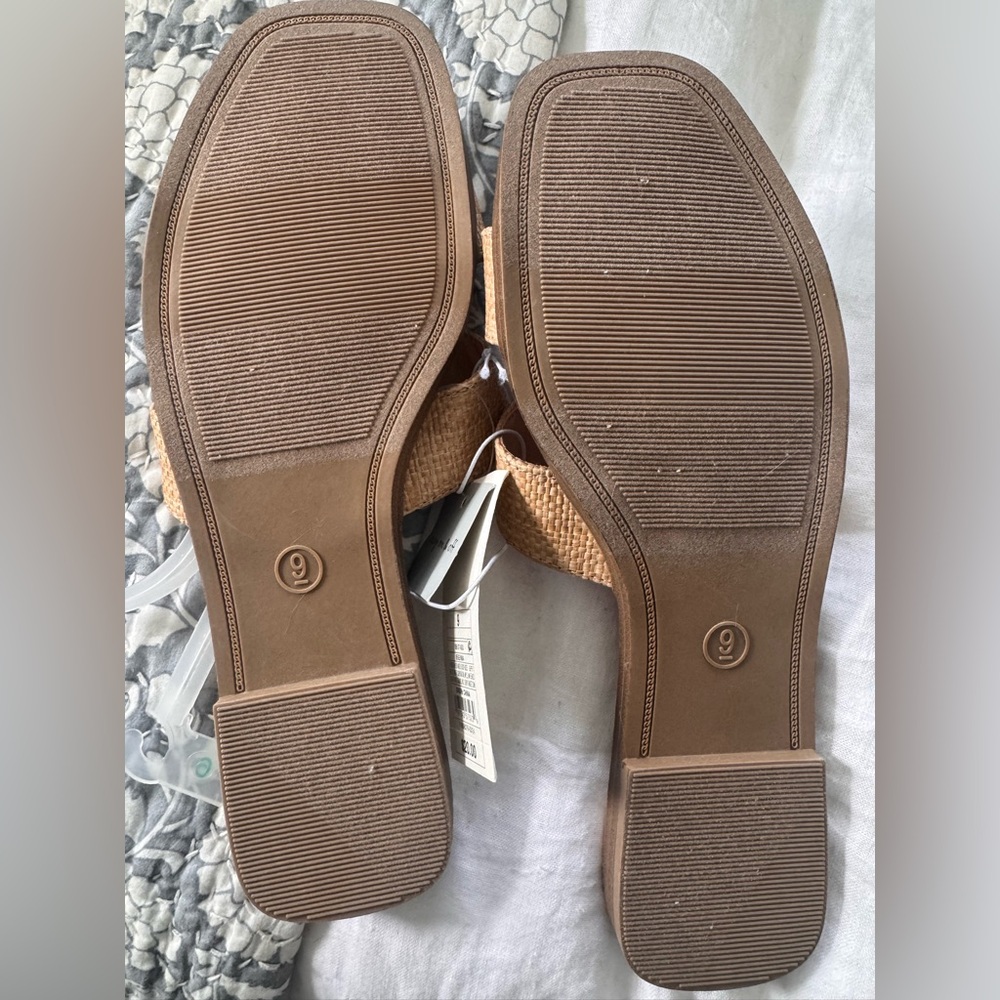 a new day Tan Raffia Nina slide Sandals - Picture 3 of 3